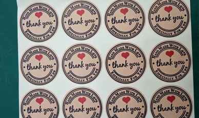 牛皮紙標(biāo)貼